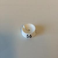 MB wit/zwart 56 voor op kledinghanger