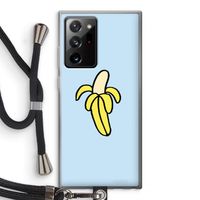 Banana: Samsung Galaxy Note 20 Ultra / Note 20 Ultra 5G Transparant Hoesje met koord Banana: Samsung Galaxy Note 20 Ultra / Note 20 Ultra 5G Transparant Hoesje met koord