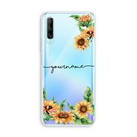 Zonnebloemen: Huawei P Smart Pro Transparant Hoesje