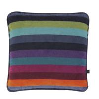 Cawö Cawo Lifestyle Kissen Blockstreifen Kussenhoes 50/50 multicolor donker Cawö Cawo Lifestyle Kissen Blockstreifen Kussenhoes 50/50 multicolor donker