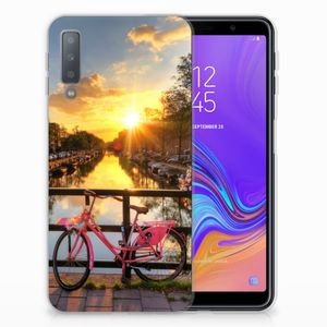 Samsung Galaxy A7 (2018) Siliconen Back Cover Amsterdamse Grachten