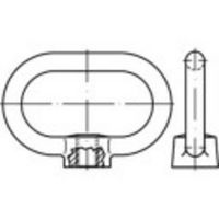 TOOLCRAFT 147132 Beugelmoeren M24 DIN 28129 Staal Galvanisch verzinkt 1 stuk(s) - thumbnail