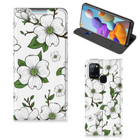 Samsung Galaxy A21s Smart Cover Dogwood Flowers