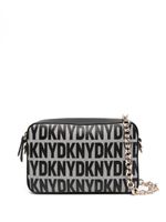 DKNY sac à bandoulière Sara à logo imprimé - Noir - thumbnail