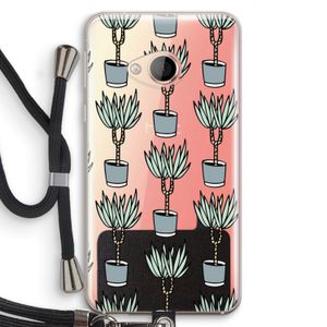 Boompje: HTC U Play Transparant Hoesje met koord