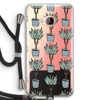 Boompje: HTC U Play Transparant Hoesje met koord