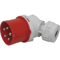 SIROX CEE-WISt. 32A,5p.6h,400V, IP44 rot 811.055 Haakse CEE-stekker 32 A 5-polig 400 V 1 stuk(s)