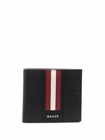 Bally portefeuille pliant à plaque logo - Noir