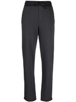 Kristensen Du Nord pantalon en coton à lien de resserrage - Gris