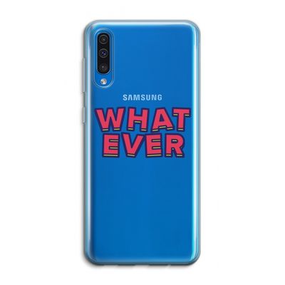Whatever: Samsung Galaxy A50 Transparant Hoesje