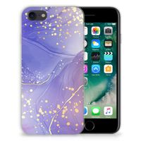 Hoesje maken voor iPhone SE 2022 | SE 2020 | 8 | 7 Watercolor Paars