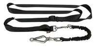 TRIXIE 1282 hond & kat riem 2 m Zwart Nylon Handsfree riem - thumbnail