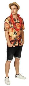 Tropische Hawaii shirt orange