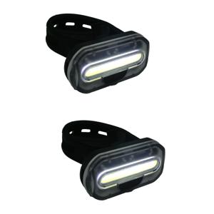 Benson Koplamp - 2x - LED - fietsverlichting - stuur / frame bevestiging - op batterij