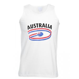 Witte heren tanktop Australie