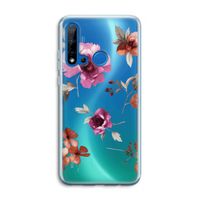 Geschilderde bloemen: Huawei P20 Lite (2019) Transparant Hoesje
