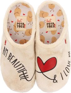 Beige Hot Potatoes Slippers Raften