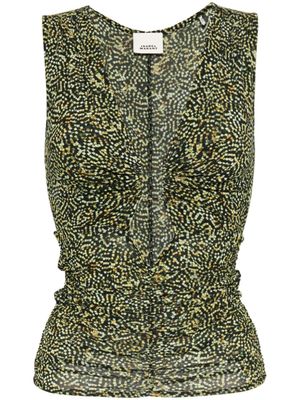 ISABEL MARANT Jillya mouwloze top - Zwart