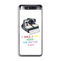 Smile: Samsung Galaxy A80 Transparant Hoesje