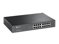 TP-LINK TL-SF1016DS Unmanaged Fast Ethernet (10/100) Zwart - thumbnail