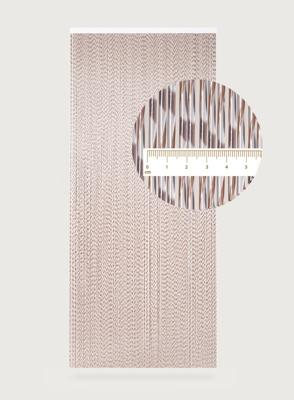 Degor Vliegengordijn Yris Bruin / Transparant 90 x 210 cm