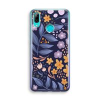 Flowers with blue leaves: Huawei P Smart (2019) Transparant Hoesje