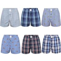 MG-1 MG-1 Wijde Boxershorts Heren 6-Pack D305 Assorti Multipack - thumbnail