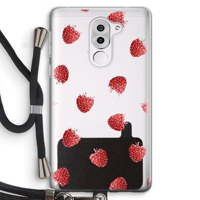 Framboosjes: Honor 6X Transparant Hoesje met koord