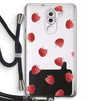 Framboosjes: Honor 6X Transparant Hoesje met koord