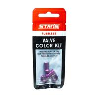 STANS Stan&apos;s tubeless valve color kit - purple