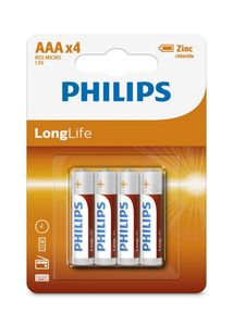 Philips LongLife Batterij R03L4B/10