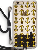 Musketon Anchor: iPhone 6 PLUS / 6S PLUS Transparant Hoesje met koord