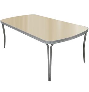 Bel Air Retro Tafel TO28 Antique White Oxide