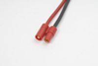 Goudstekker 3.5mm met plastic behuizing & silicone kabel 14awg, man