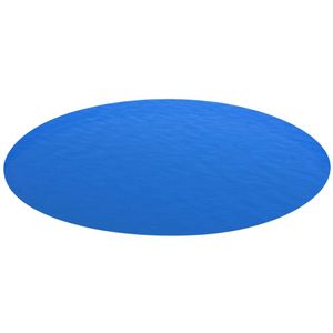 VidaXL Zwembadzeil rond 549 cm pe blauw