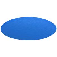 VidaXL Zwembadzeil rond 549 cm PE blauw