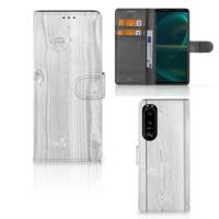 Sony Xperia 5III | Book Style Case | White Wood