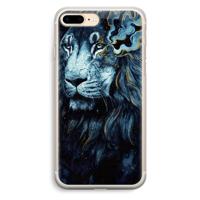Darkness Lion: iPhone 7 Plus Transparant Hoesje