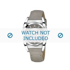 Breil horlogeband TW1066 Leder Grijs 16mm