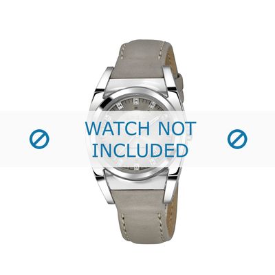 Breil horlogeband TW1066 Leder Grijs 16mm