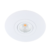 LED spot XXL kantelbaar 5Watt rond WIT IP65 dimbaar