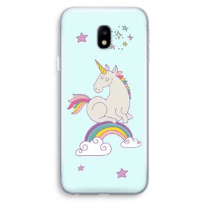 Regenboog eenhoorn: Samsung Galaxy J3 (2017) Transparant Hoesje
