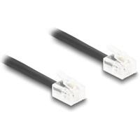 DeLOCK 90202 telefoonkabel 2 m Zwart