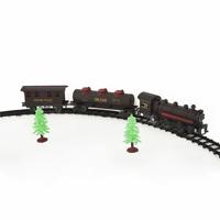Rijdende kersttrein - 17-delig - met muziek - kerstboom trein - kerstversiering Rijdende kersttrein - 17-delig - met muziek - kerstboom trein - kerstversiering