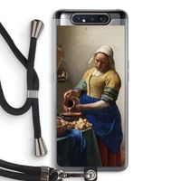 The Milkmaid: Samsung Galaxy A80 Transparant Hoesje met koord