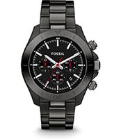 Horlogeband Fossil CH2863 Roestvrij staal (RVS) Zwart 22mm