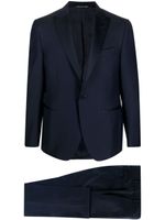 Canali veste de smoking à simple boutonnage - Bleu - thumbnail