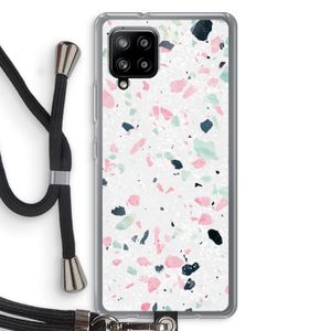 Terrazzo N°3: Samsung Galaxy A42 5G Transparant Hoesje met koord