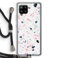 Terrazzo N°3: Samsung Galaxy A42 5G Transparant Hoesje met koord