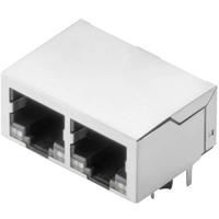 Weidmüller RJ45G1 R12D 3.3N4YG/YG RL 2485370000 Bus, inbouw horizontaal Aantal polen (sensoren) 8 Zilver, Zwart 200 stuk(s)